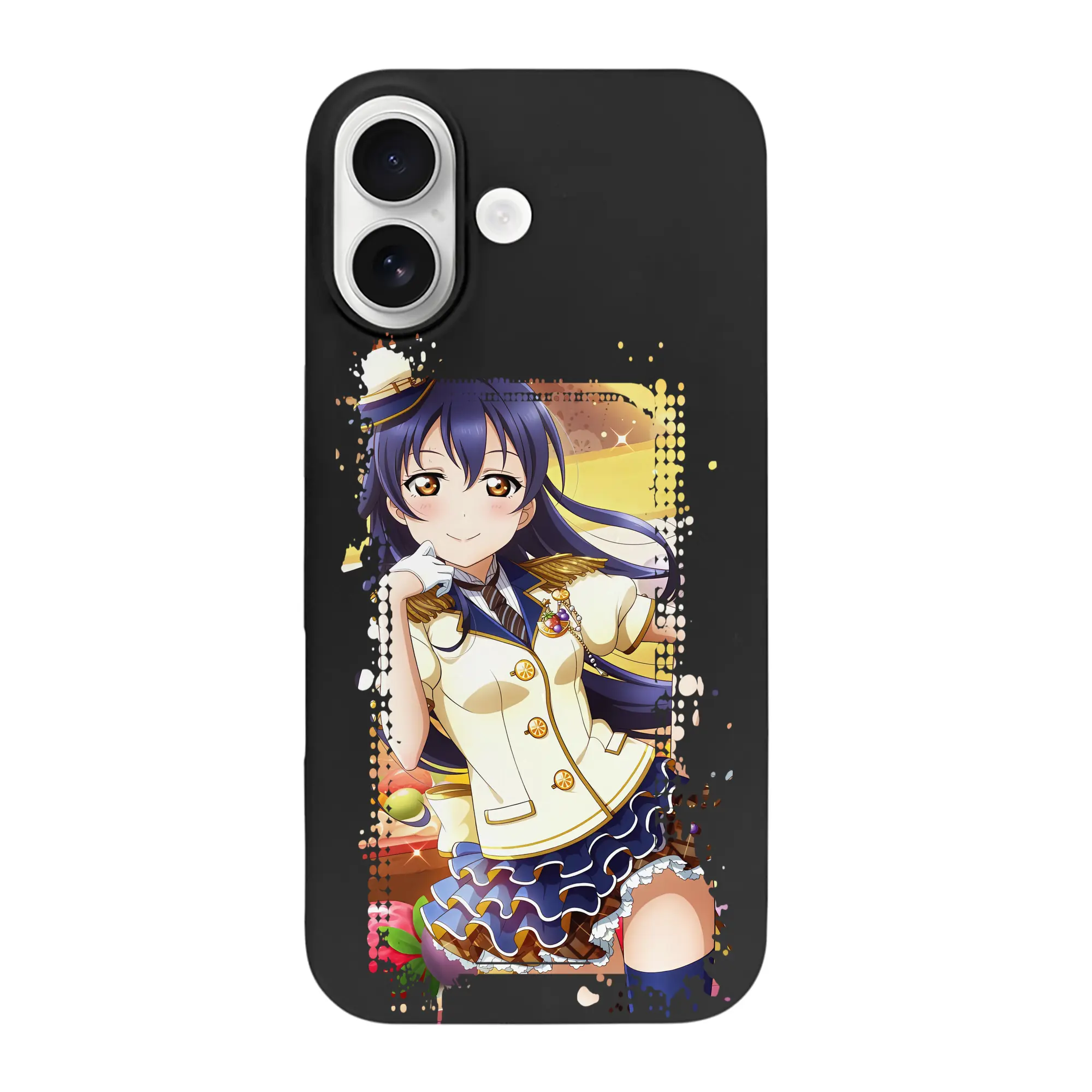 Love Live! グッズ,園田海未 - iPhone 17 シリーズ シリコンケース 薄型 耐衝撃 指紋防止 ソフトタッチカバー 精密フィット 傷防止 保護ケース iPhone 17/17 Air/17 Pro/17 Pro Max 対応